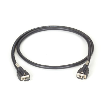 Black Box VCL-HDMIL High-Speed HDMI Ethernet Cable, Dual Locking Connector, 3m